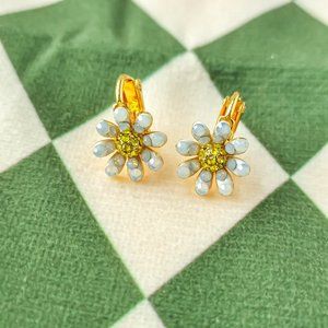 Kate Spade Dazzling Daisy Ear Clip Earrings Gold